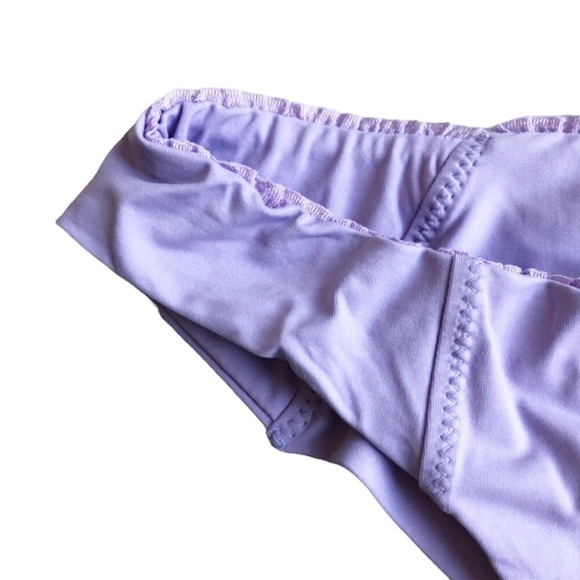 Frankie’s Bikinis Dawson Ruffle Cheeky Bikini Bottom Purple Size Large - Picture 5 of 8